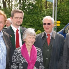 Fünf Gäste der Feier