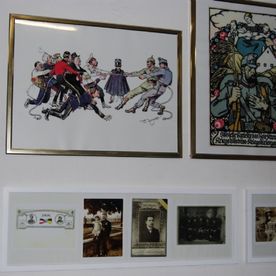 Bilder an der Wand